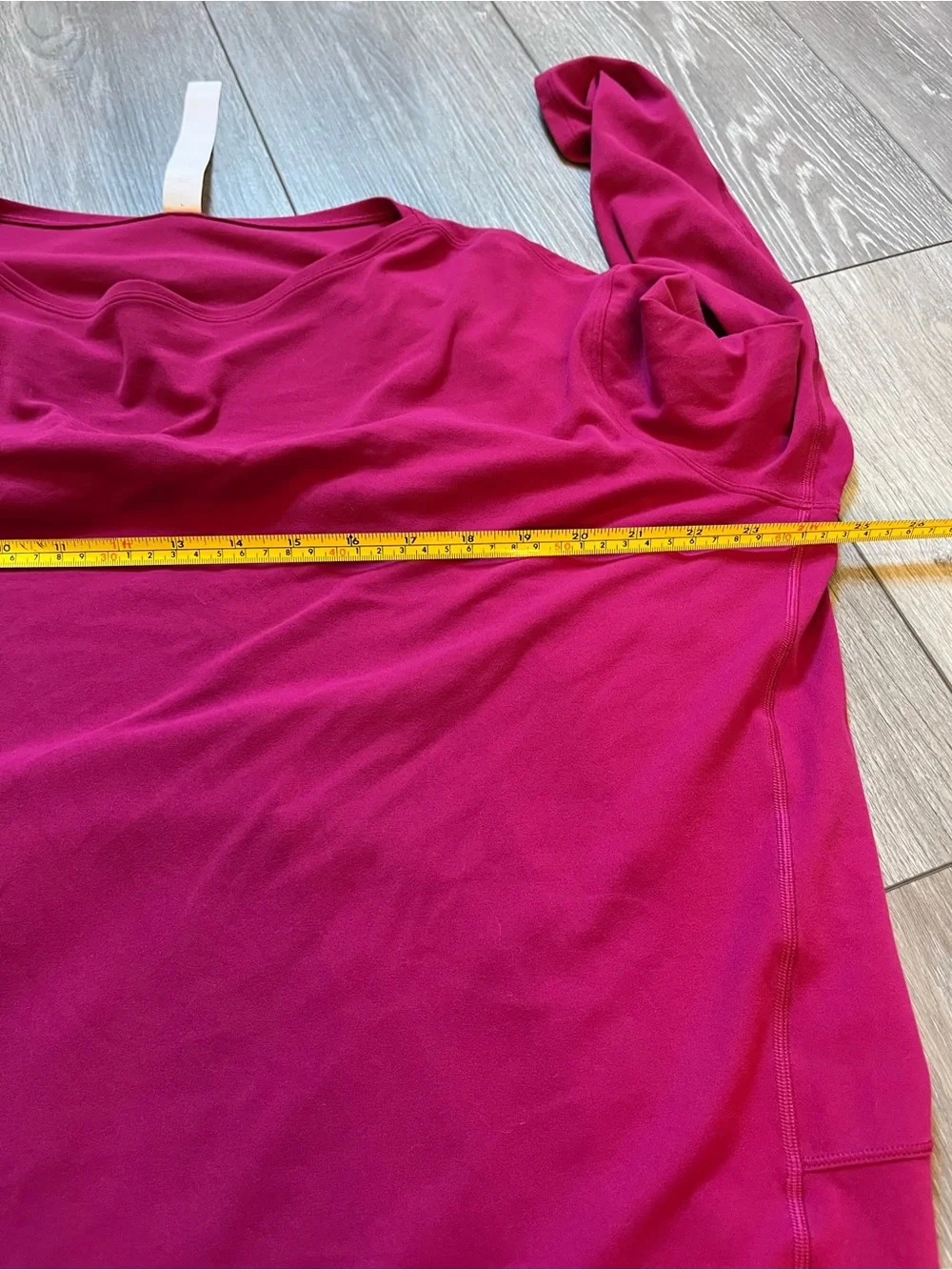 Lululemon Back in Action Long Sleeve Shirt *Nulu Magenta Purple Size 8 - Picture 9 of 9